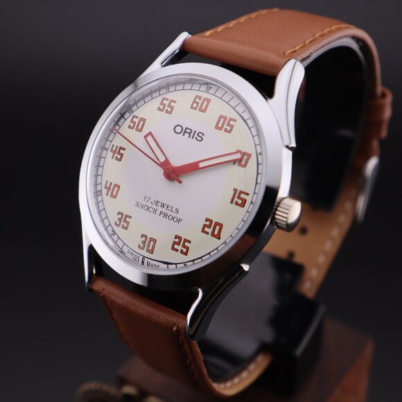 Oris Vintage Swiss 17 Jewels Hand-Wound Mechanical Men's Watch - FREE SHIPPING - Picture 2 of 12